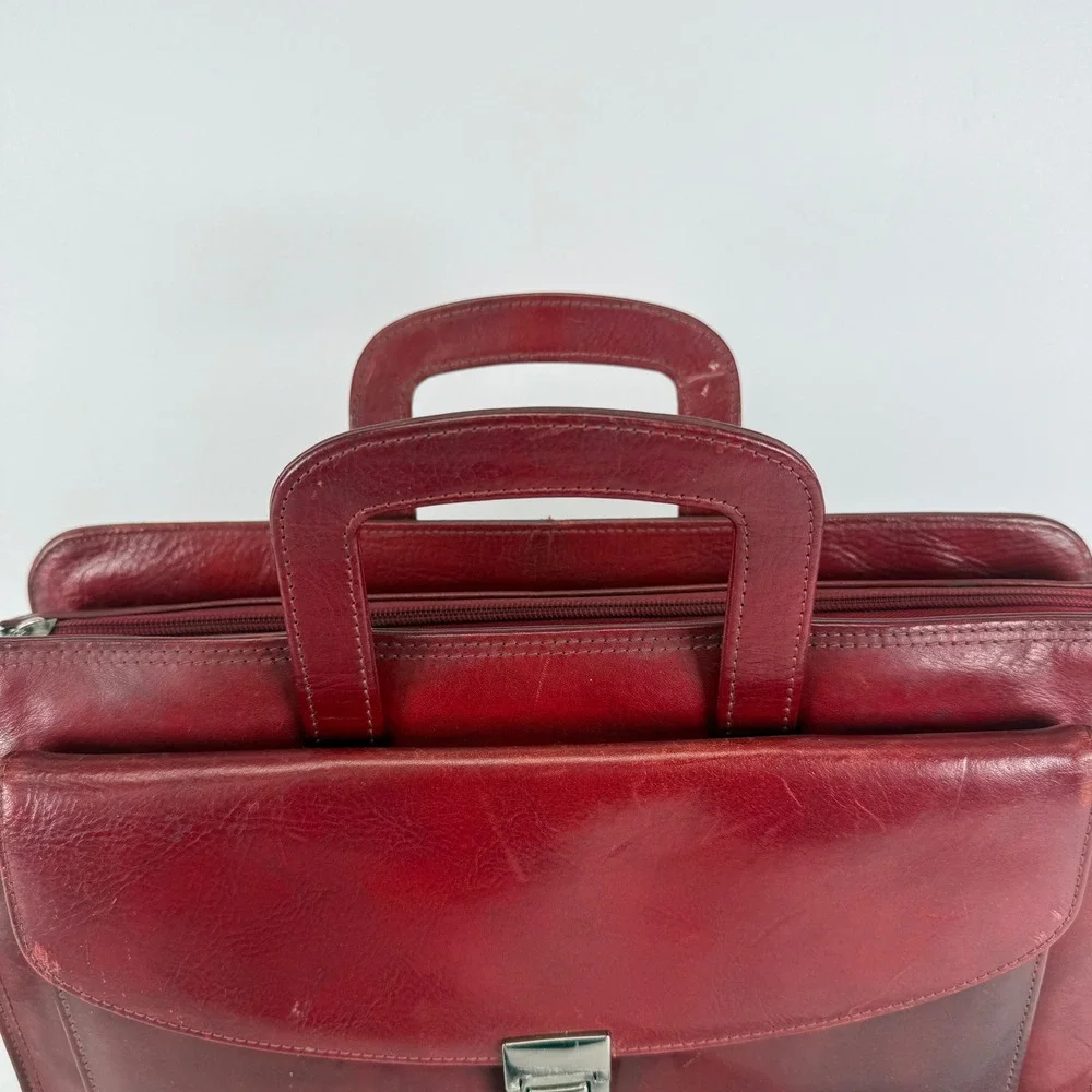 Scully leather briefcase